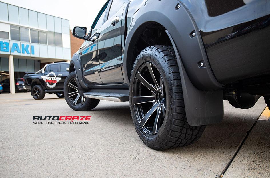 FORD RANGER RTG GLOSS BLACK MILLED ACCENTS